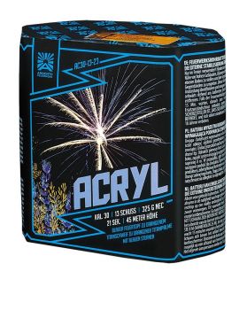 Argento Feuerwerk Silvester Batterie Feuerwerk "Acryl" 13 Schuss